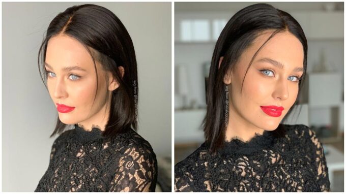 10 inch bob wig in color "CARDI B"