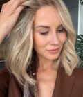 Blonde wig JENNIFER ANISTON long bob 5
