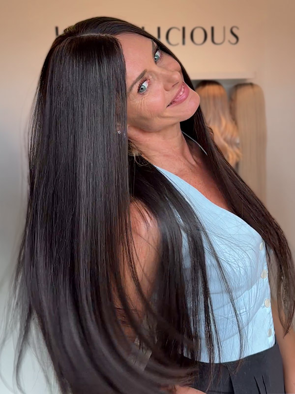 European human hair wig in color "CARDI B" (extremely long) 26 European human hair wig in color CARDI B extremely long 8