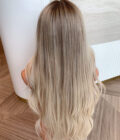 Face framing glueless wig GIGI HADID extremely long 5