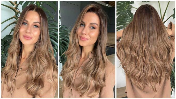Natural hair wig SOFIA VERGARA long grid
