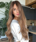 Natural looking lace front wig in color "SOFIA VERGARA" (extremely long)