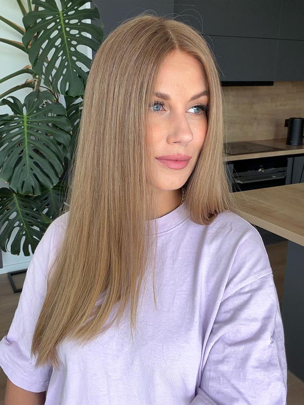 (LIMITED EDITION!) Virgin light blond baby-fine hair wig (long) 19 Virgin light blond baby fine hair wig long 4