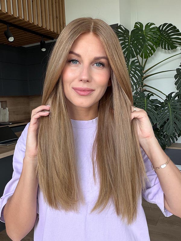 (LIMITED EDITION!) Virgin light blond baby-fine hair wig (long) 20 Virgin light blond baby fine hair wig long 6