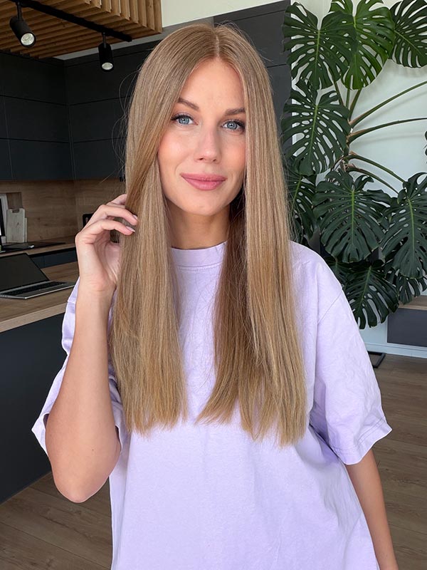 (LIMITED EDITION!) Virgin light blond baby-fine hair wig (long) 17 Virgin light blond baby fine hair wig long 7