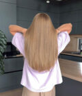 Virgin light blond baby fine hair wig long 8 Virgin light blond baby fine hair wig long 8