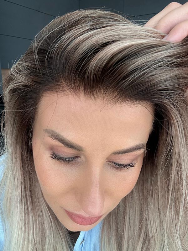 ash blonde wig CIARA long 9b