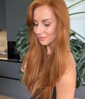 Copper red wig in color “NICOLE KIDMAN” (long)