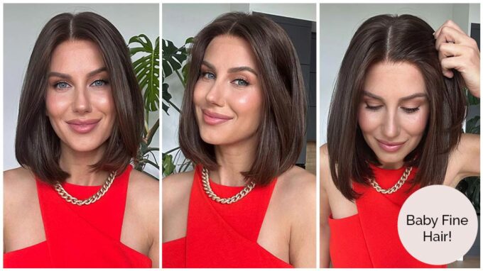 (LIMITED EDITION!) Fine hair wig in color “MEGHAN MARKLE” (long bob)