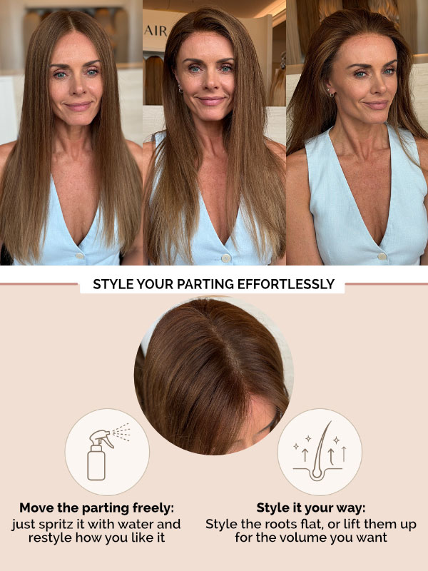 (MADE TO ORDER) Hairline topper 16 (MADE TO ORDER) Hairline topper