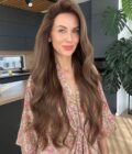 Real human hair wig in color "JENNIFER LOPEZ" (extremely long)