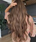 Real human hair wig in color "JENNIFER LOPEZ" (extremely long)