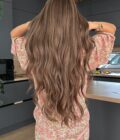 Real human hair wig in color "JENNIFER LOPEZ" (extremely long)