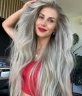 Icy Blonde wig MEGAN FOX extremely long 2 Icy Blonde wig MEGAN FOX extremely long 2