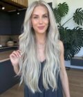 Icy Blonde wig MEGAN FOX extremely long 4 Icy Blonde wig MEGAN FOX extremely long 4