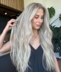 Icy Blonde wig MEGAN FOX extremely long 6 Icy Blonde wig MEGAN FOX extremely long 6