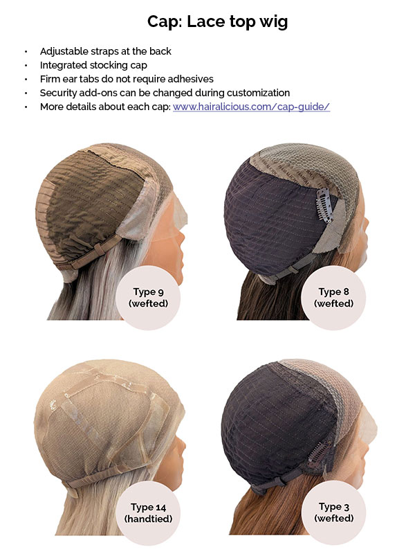 lace front lace top cap grid 18