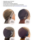 Medium brown wig in color "JENNIFER LOPEZ" (mid-length)