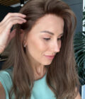 limited edition virgin dark blond baby fine hair wig mid length 2