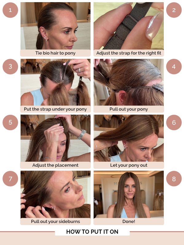 (MADE TO ORDER) Hairline topper 18 made to order hairline topper how to put it on