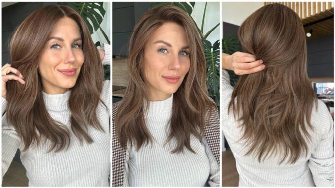 medium brown wig jennifer lopez mid-length grid b