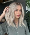 Natural hair lace wig JULIANNE HOUGH long bob 11