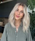 Natural hair lace wig JULIANNE HOUGH long bob 13