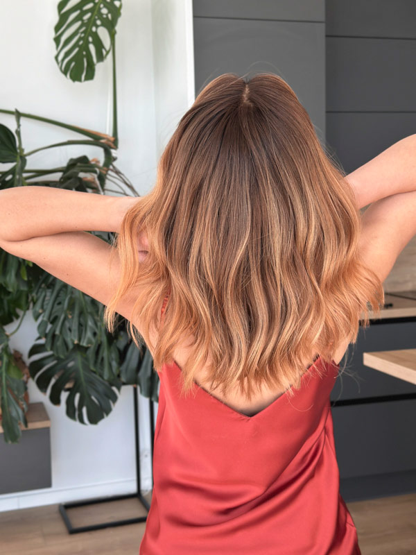 Natural hair wig ARIANA GRANDE long bob 2