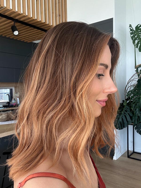 Natural hair wig ARIANA GRANDE long bob 3