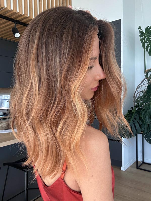 Natural hair wig ARIANA GRANDE long bob 5