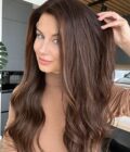 glueless frontal wig selena gomez long 10