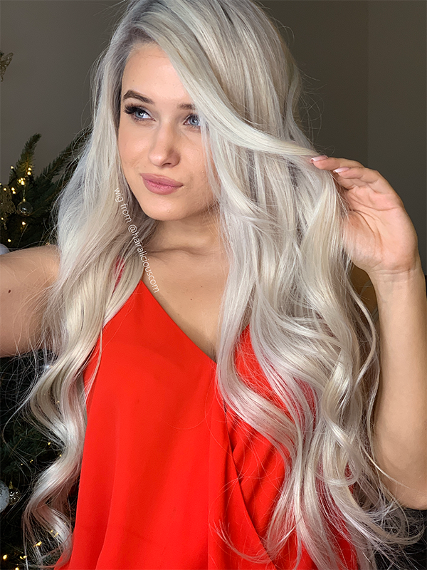 Long layers wig Kim Kardashian look alike long wig Kim Kardashian Wig - Etsy main image 2
