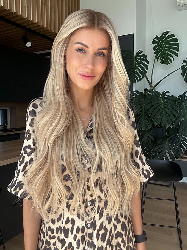 glueless lace front wig JENNIFER ANISTON extremely long 10 f