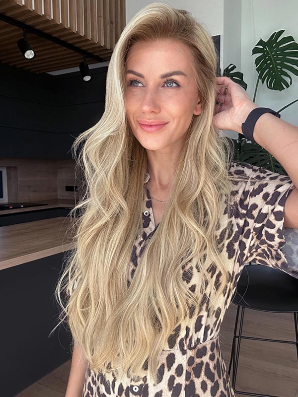 glueless lace front wig JENNIFER ANISTON extremely long 1 d