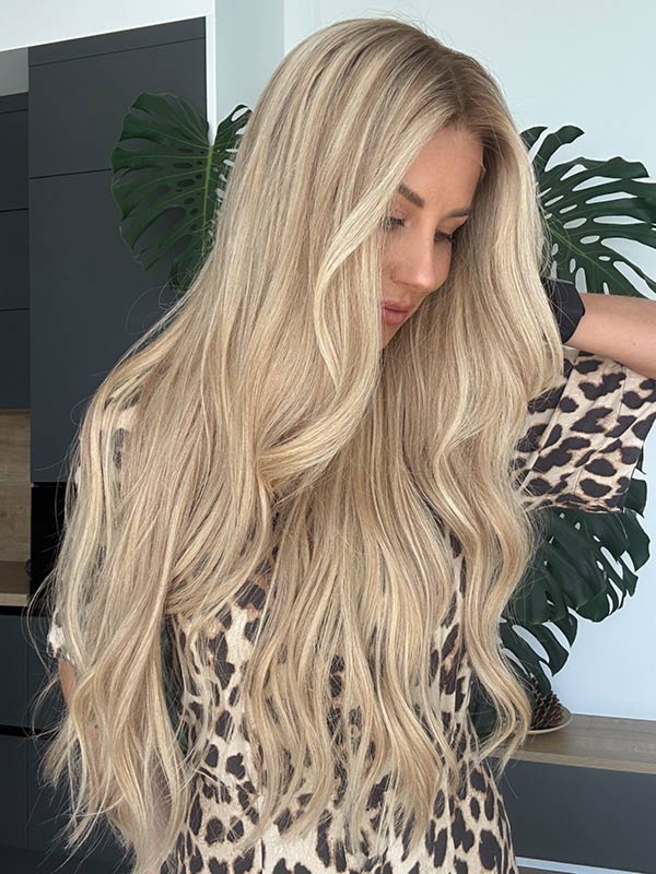 glueless lace front wig JENNIFER ANISTON extremely long 5 c