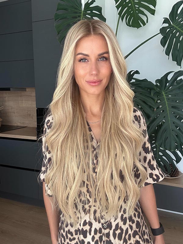 glueless lace front wig JENNIFER ANISTON extremely long 9 d