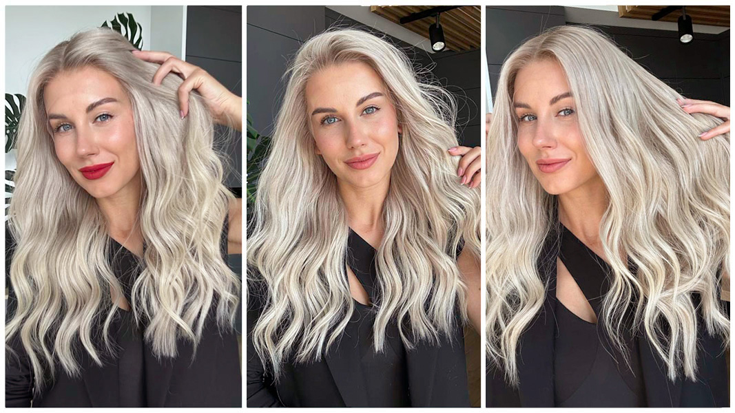 Lace front wig in color 