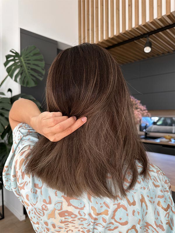 Dark brown wig in color “OLIVIA RODRIGO” (long bob) 18 Brown wig olivia rodrigo short bob 14