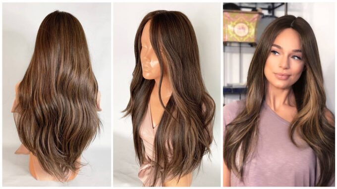 natural looking lace front wig SOFIA VERGARA extremely long grid 3