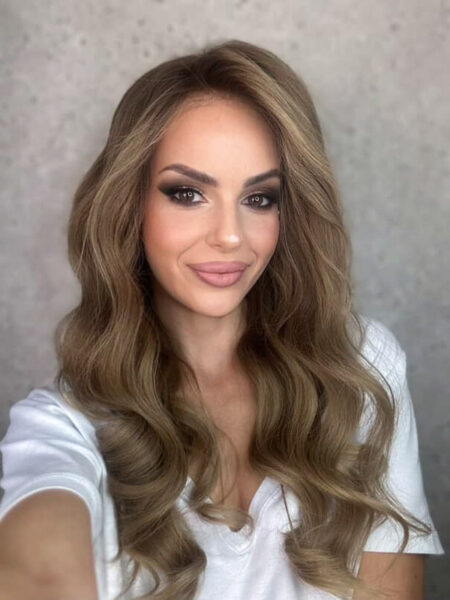 Straight human hair wig in color "JENNIFER LOPEZ" (long) photo review