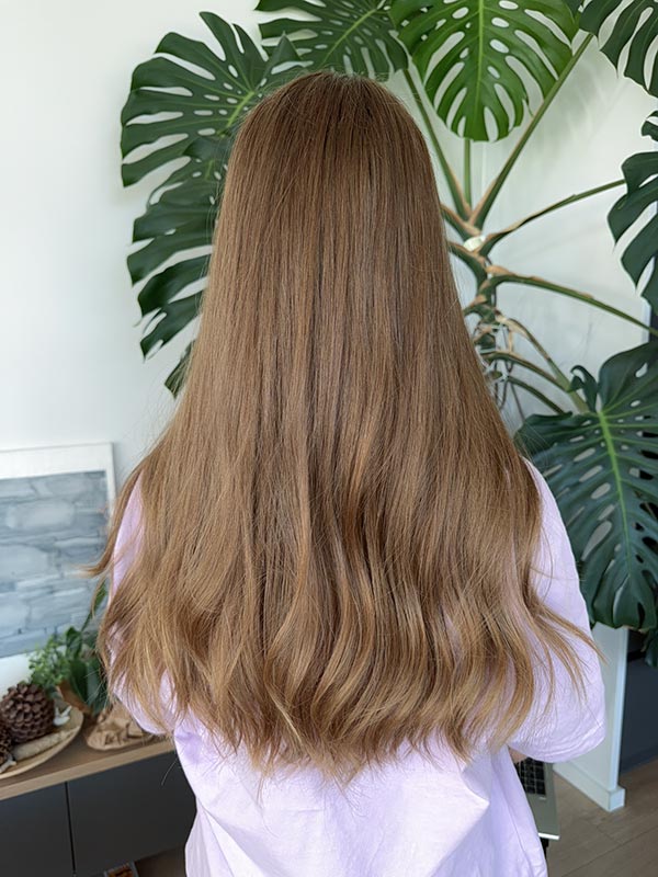 virgin wheat blond baby fine hair long 13