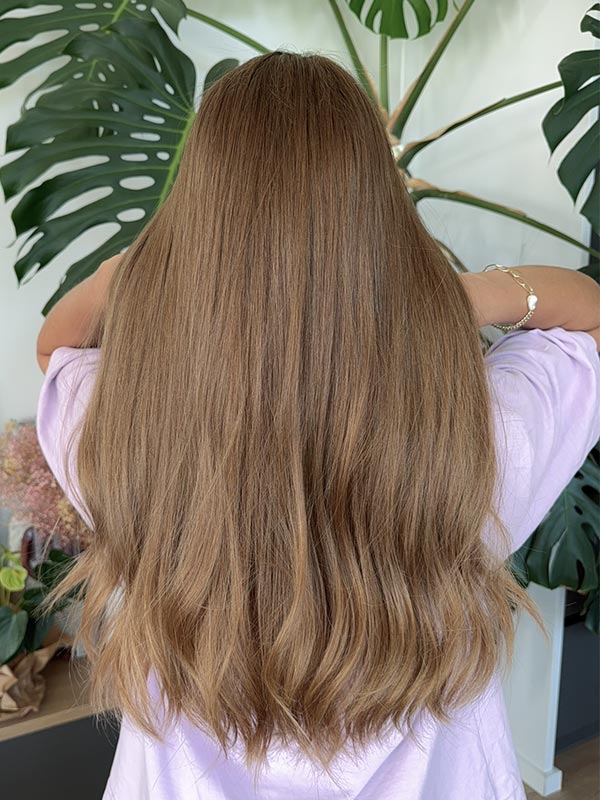virgin wheat blond baby fine hair long 14