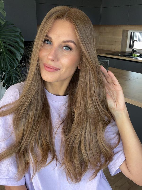 virgin wheat blond baby fine hair long 5