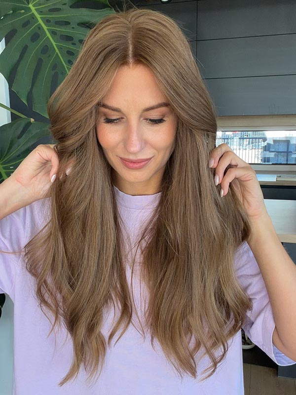 virgin wheat blond baby fine hair long 6