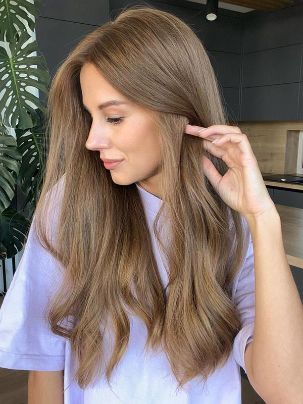 virgin wheat blond baby fine hair long 8