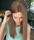 virgin wheat blond baby fine hair wig 9