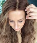 Wavy human hair wig in color "JENNIFER LOPEZ" (long)