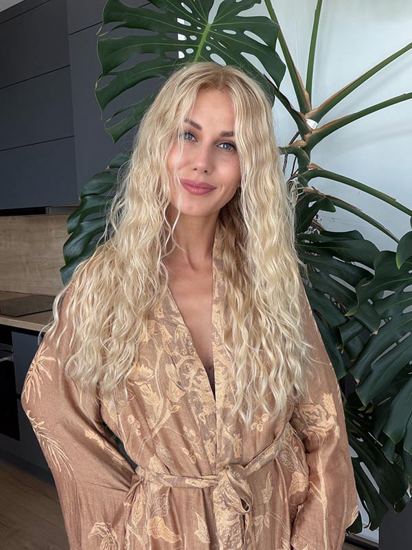 wavy hair wig romee strijd 1