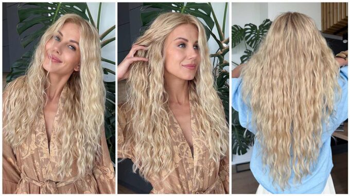 wavy hair wig romee strijd grid