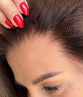 Wavy human hair wig in color "JENNIFER LOPEZ" (long)